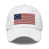 Dad Hat - Betsy Ross Flag (Embroidered Flag)