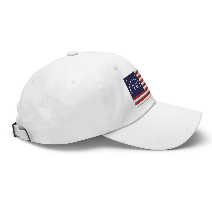 Dad Hat - Bennington Flag "1776" (Embroidered Flag)