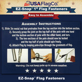 EZ-Snap Flag Fasteners: Effortless Flag Flying for Every Patriot!