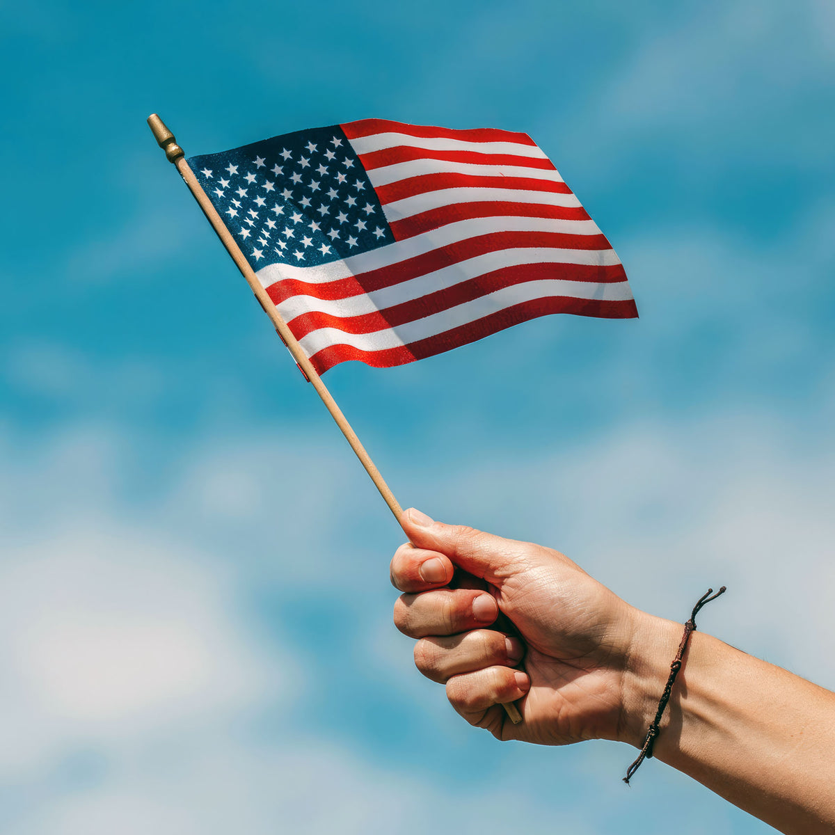 Parade US Stick Flags by USA Flag Co.