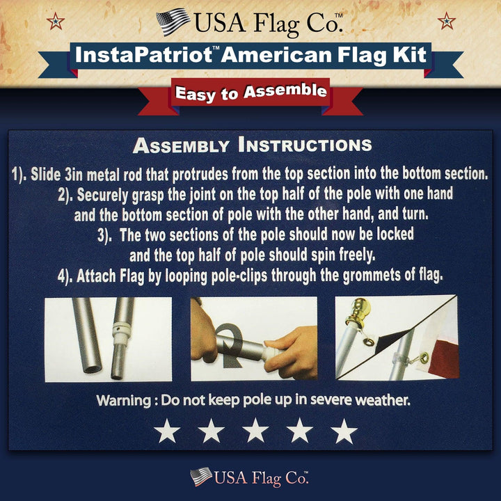 InstaPatriot™ American Flag Kit - USA Flag Co.