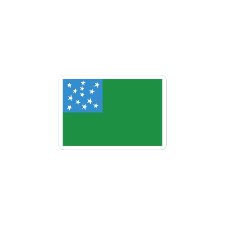 Green Mountain Boys Flag Sticker: A Symbol of American History