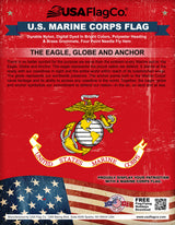 USMC flag purchase, shop Marine Corps flag with fast shipping.