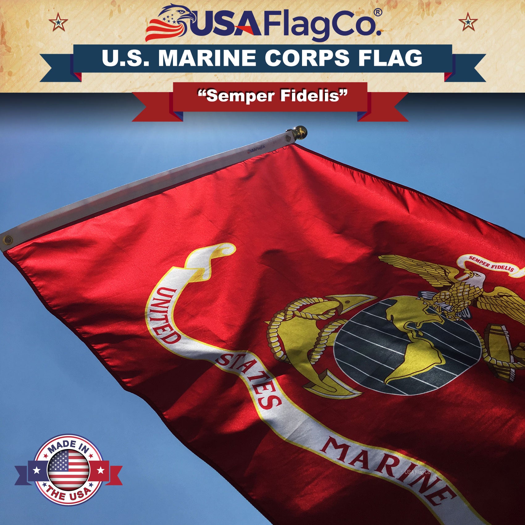 USMC Flag | Marine Corps Flags | USA Flag Co.