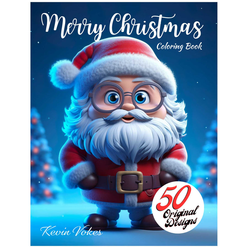 Merry Christmas Coloring Book by Kevin Vokes | USA Flag Co.