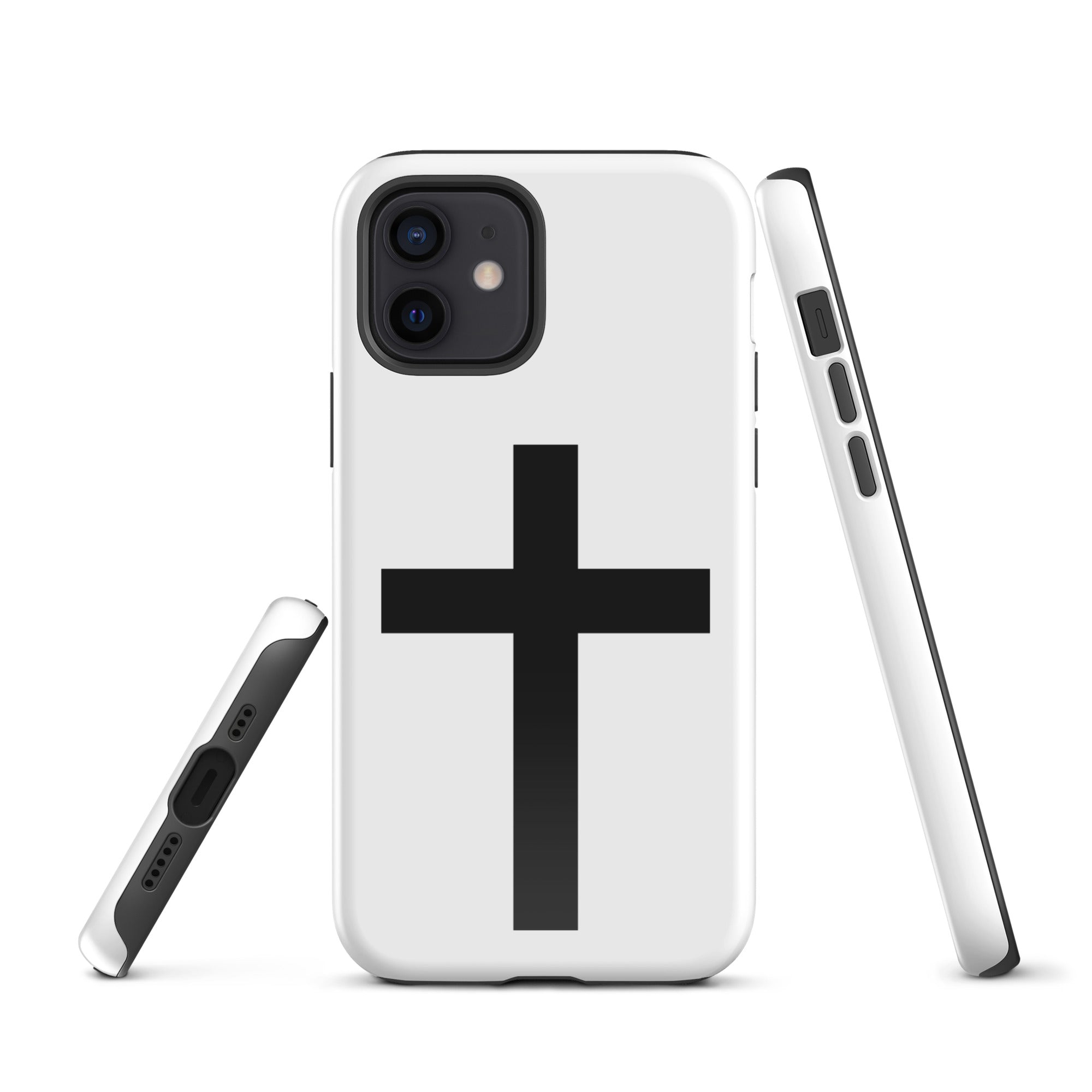 Christian Cross Tough Case for iPhone - Matte / iPhone 15 Pro Max Christian Cross Tough Case for iPhone - Matte / iPhone 15 Pro Max