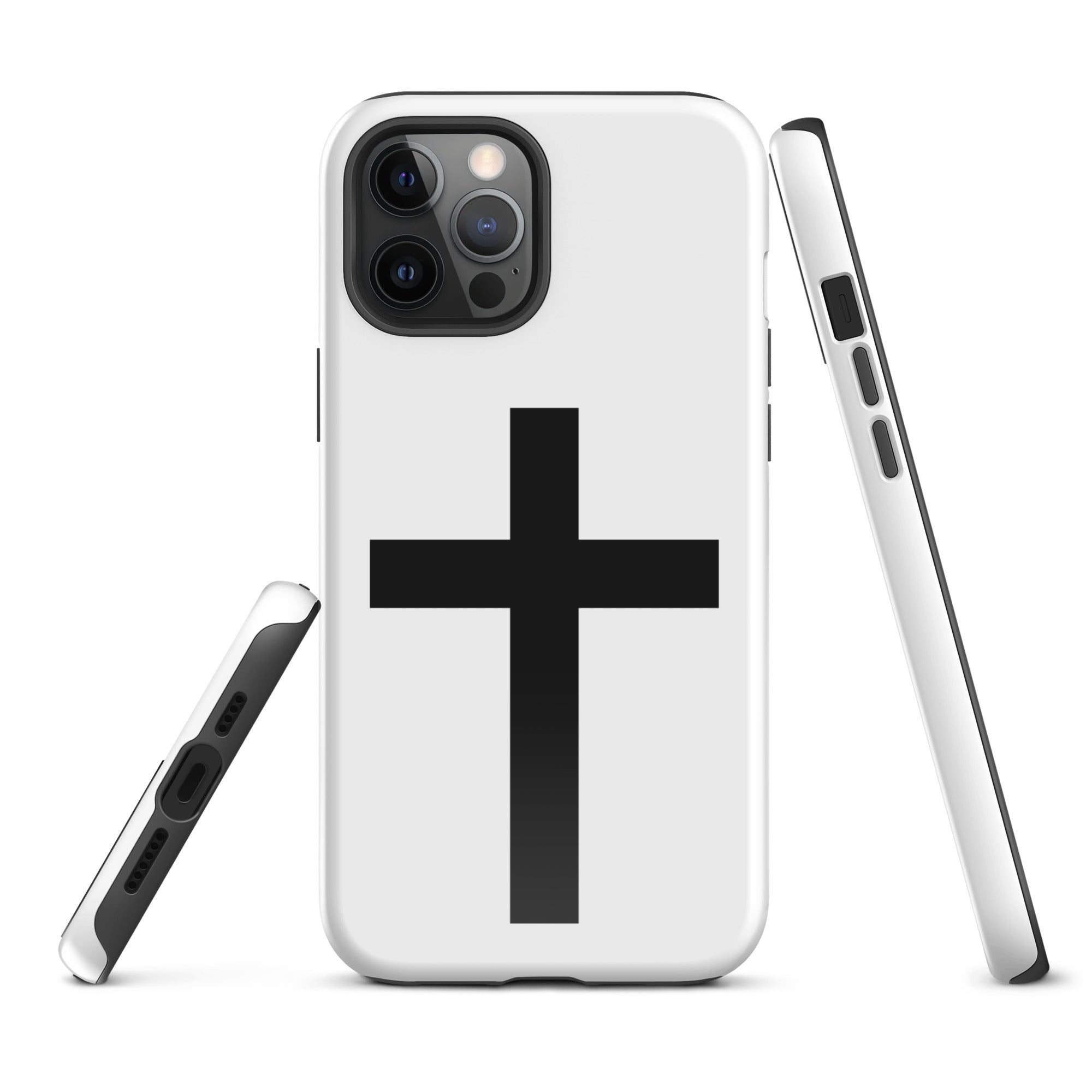 Christian Cross Tough Case for iPhone - Matte / iPhone 15 Pro Max Christian Cross Tough Case for iPhone - Matte / iPhone 15 Pro Max