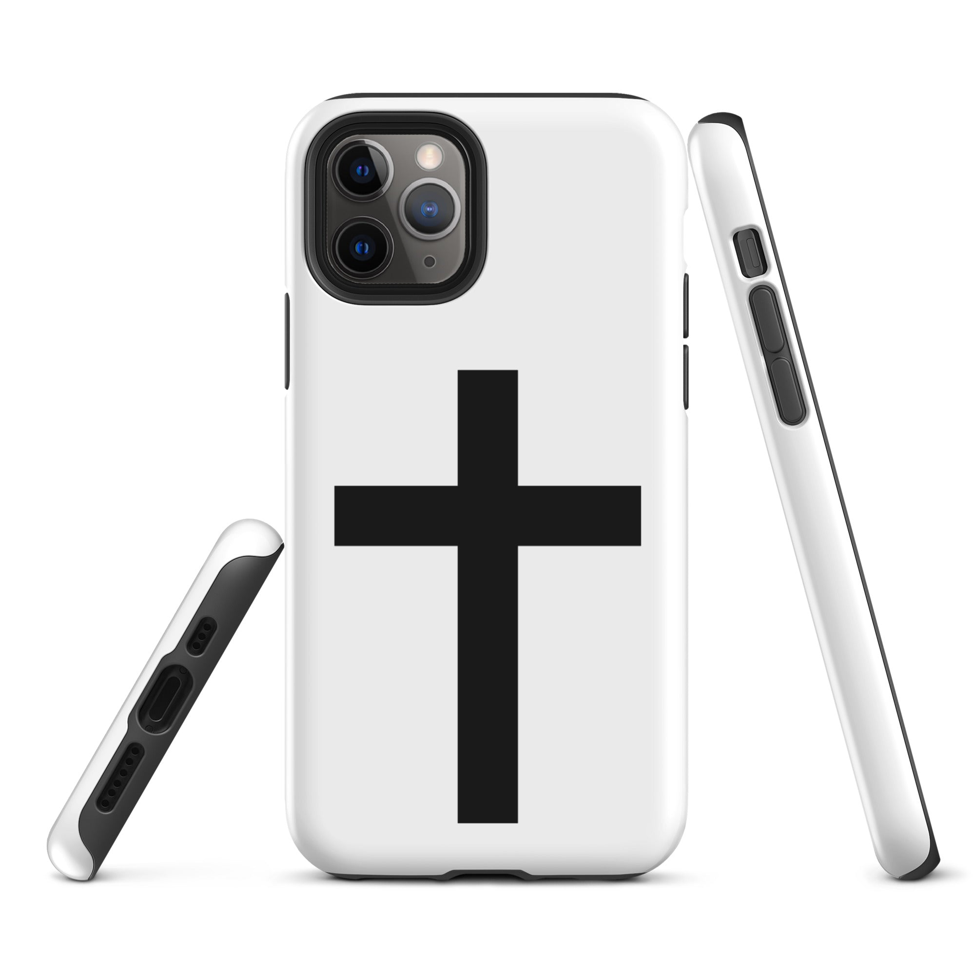 Christian Cross Tough Case for iPhone - Matte / iPhone 15 Pro Max Christian Cross Tough Case for iPhone - Matte / iPhone 15 Pro Max