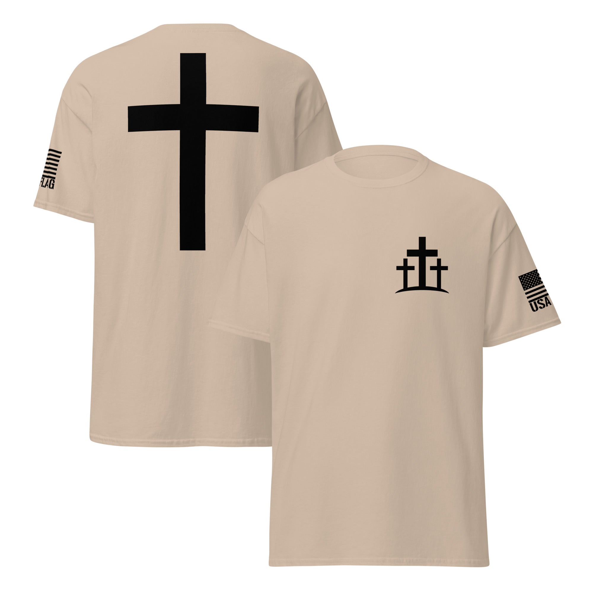 Christian Cross T-Shirts | Unisex Classic Tees | Gildan 5000 – USA