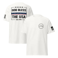 God Bless The USA T-Shirts | Unisex Classic Tees | Gildan 5000