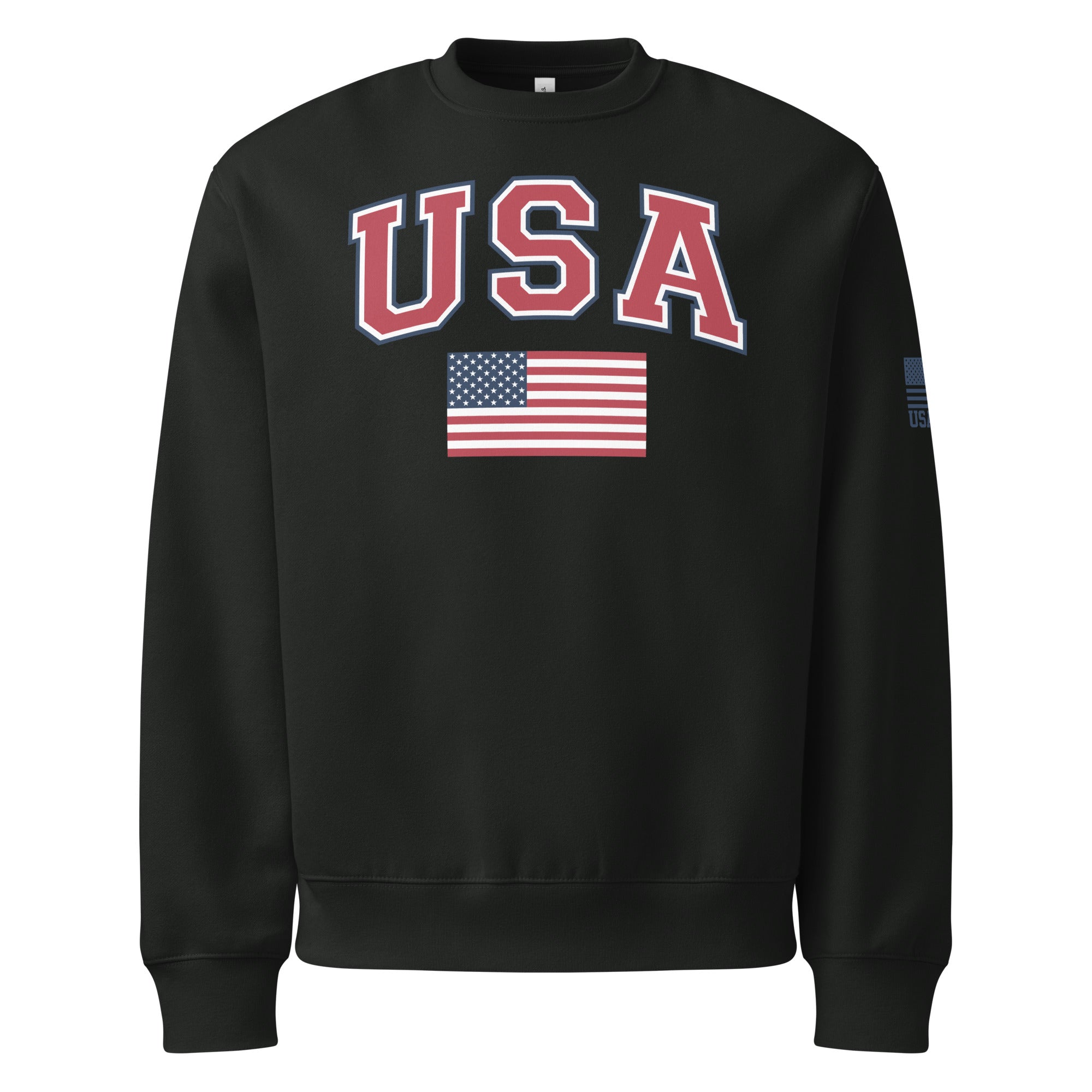 USA Flag Oversized Heavyweight Sweatshirt | Unisex Fit – USA Flag Co.