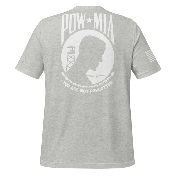 POW-MIA T-Shirt Back-Side Logo (Made in the USA)