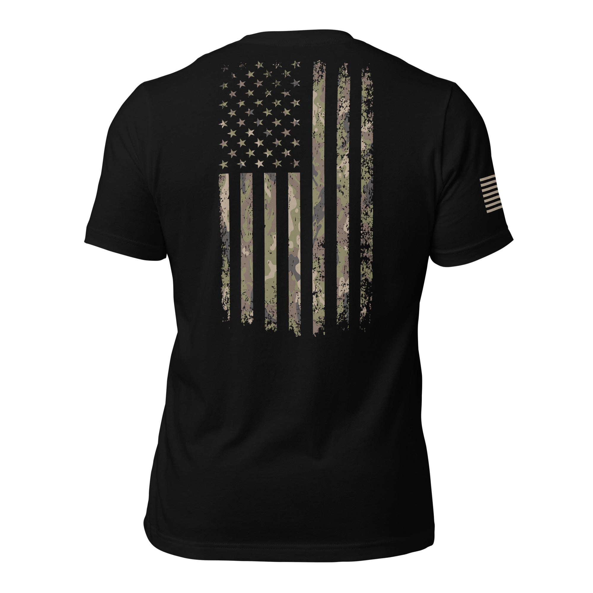Camo USA Flag T Shirt Made in the USA USA Flag Co
