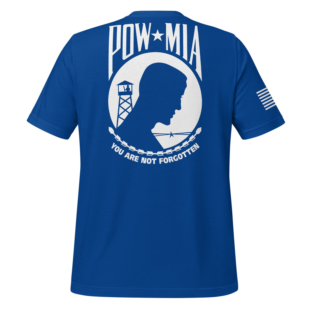POW-MIA T-Shirt Back-Side Logo (Made in the USA)