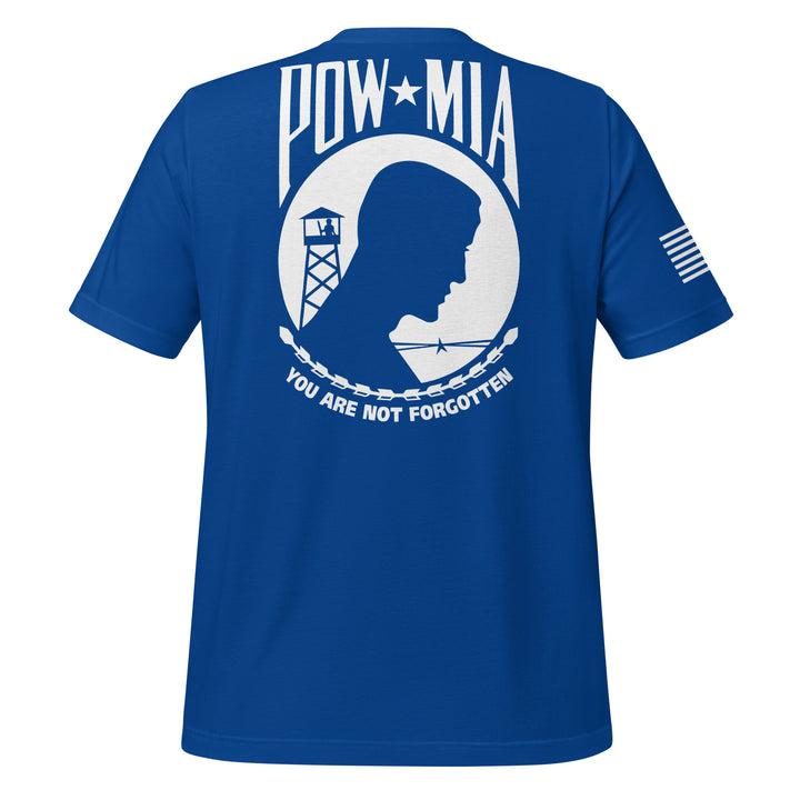 POW-MIA T-Shirt Back-Side Logo (Made in the USA)