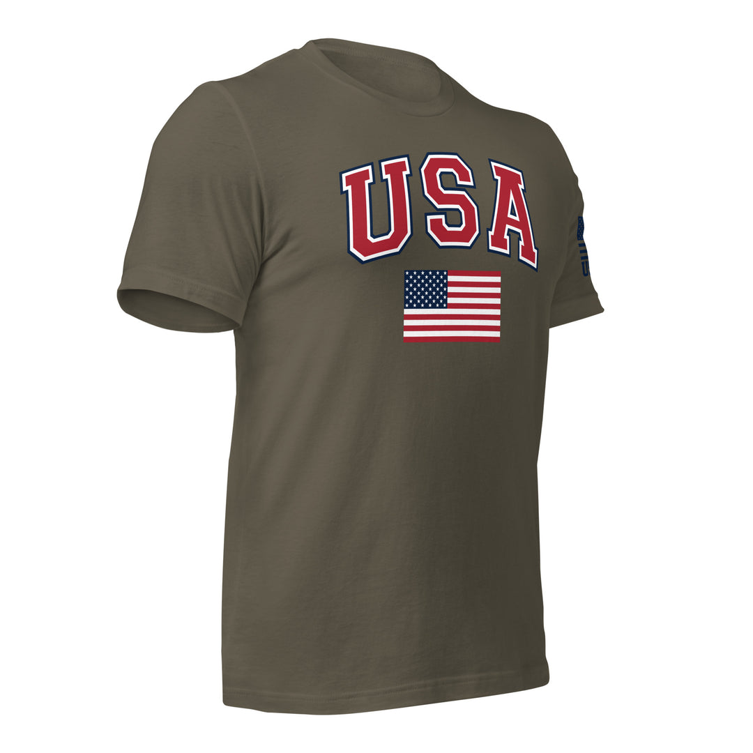 USA Flag T-Shirt | Unisex Shirt | DTF Printing