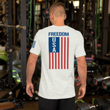 Freedom USA Flag T-Shirt | Durable, Vibrant Design | DTF Printing