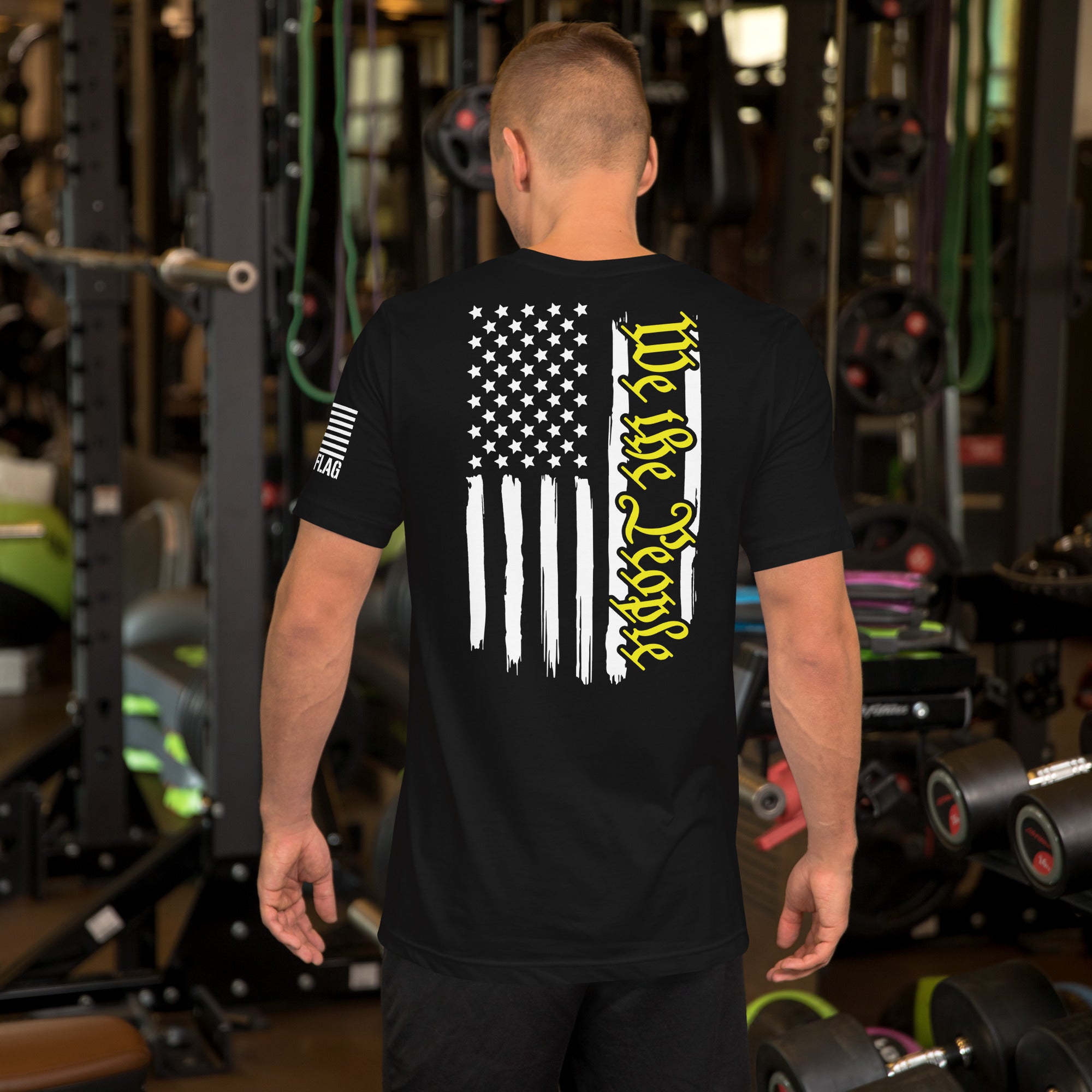 We The People American Flag T-Shirt | Unisex Tee | DTF Printing Design