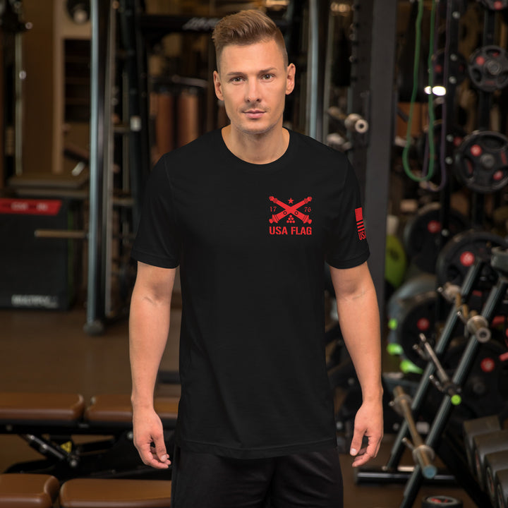 Red Deer Punisher Skull T-Shirt | Unisex T-Shirts | DTF Printing