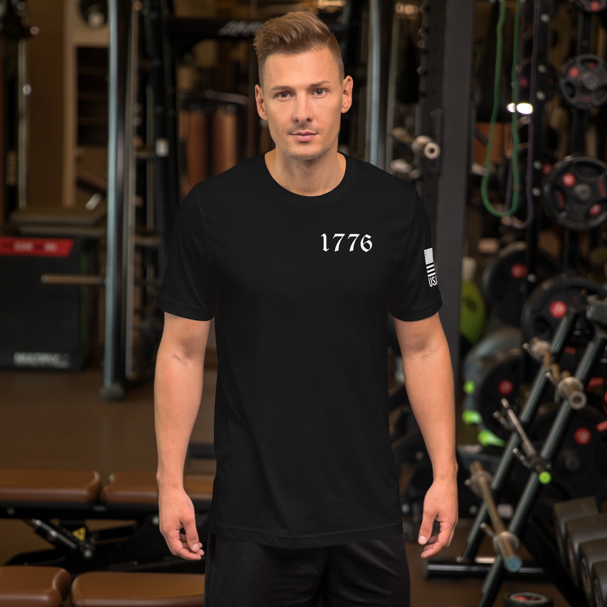 We The People American Flag T-Shirt | Unisex Tee | DTF Printing Design