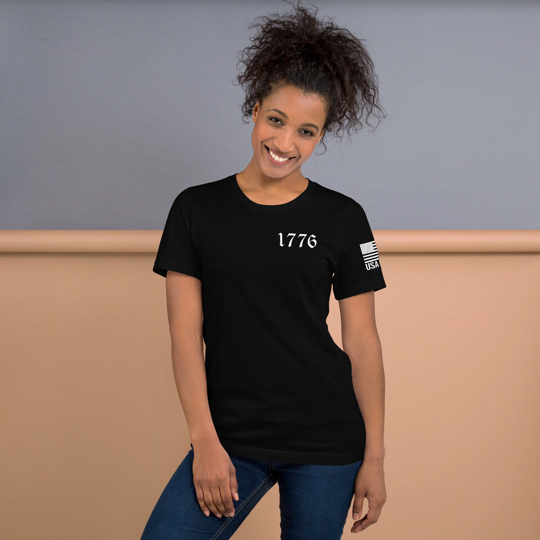 We The People American Flag T-Shirt | Unisex Tee | DTF Printing Design