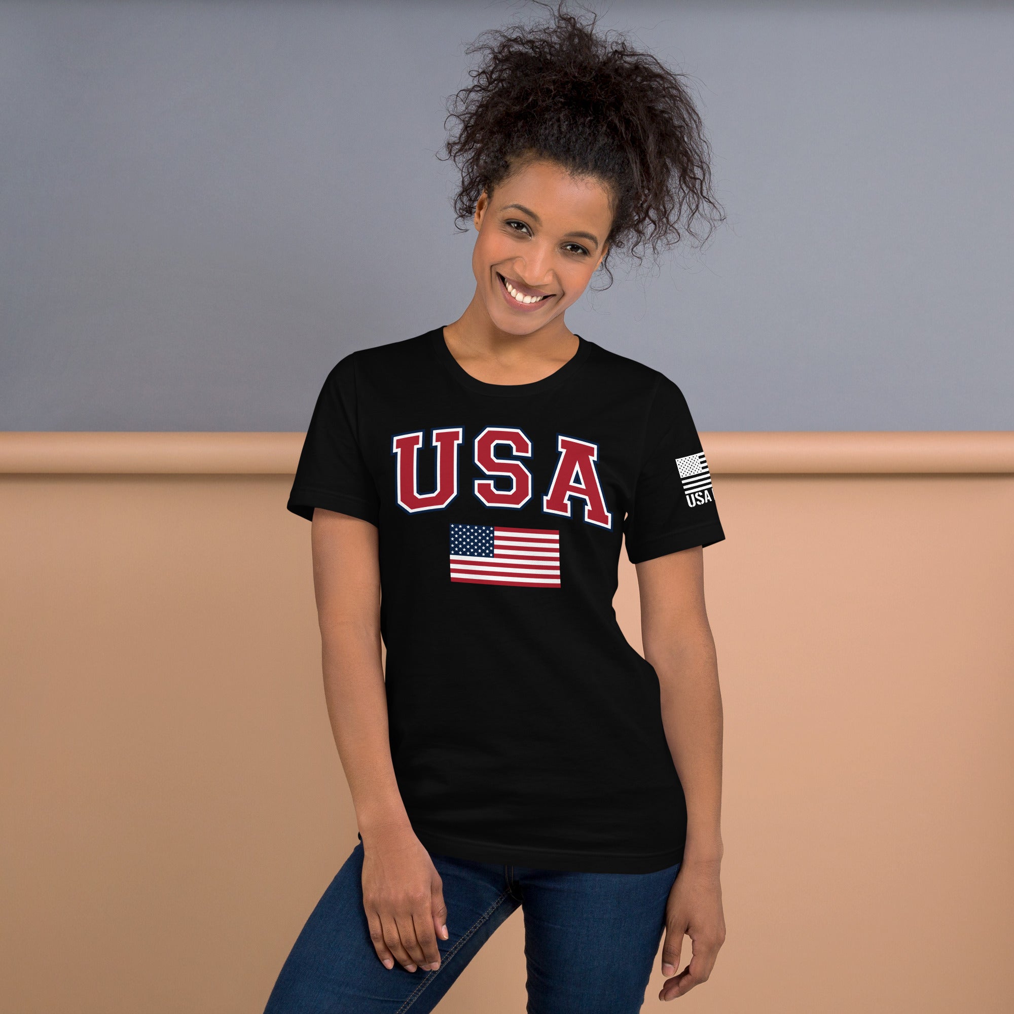USA Flag T-Shirt | Unisex Shirts | DTF Printing