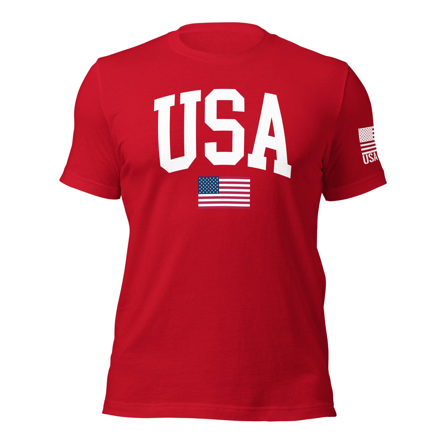 USA Flag T-Shirt Mens & Ladies Unisex Tee | DTF Printing
