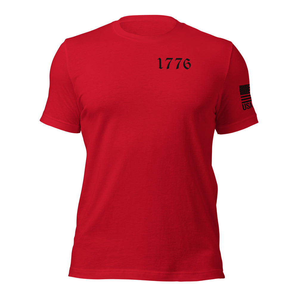 Vertical American Flag T-Shirt | Unisex Tee | DTF Printing