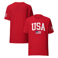 USA Flag T-Shirt Mens & Ladies Unisex Tee | DTF Printing