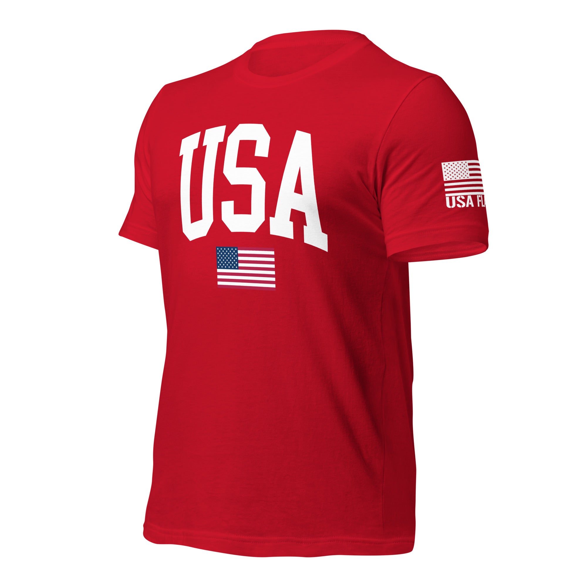 USA Flag T-Shirt Mens & Ladies Unisex Tee | DTF Printing