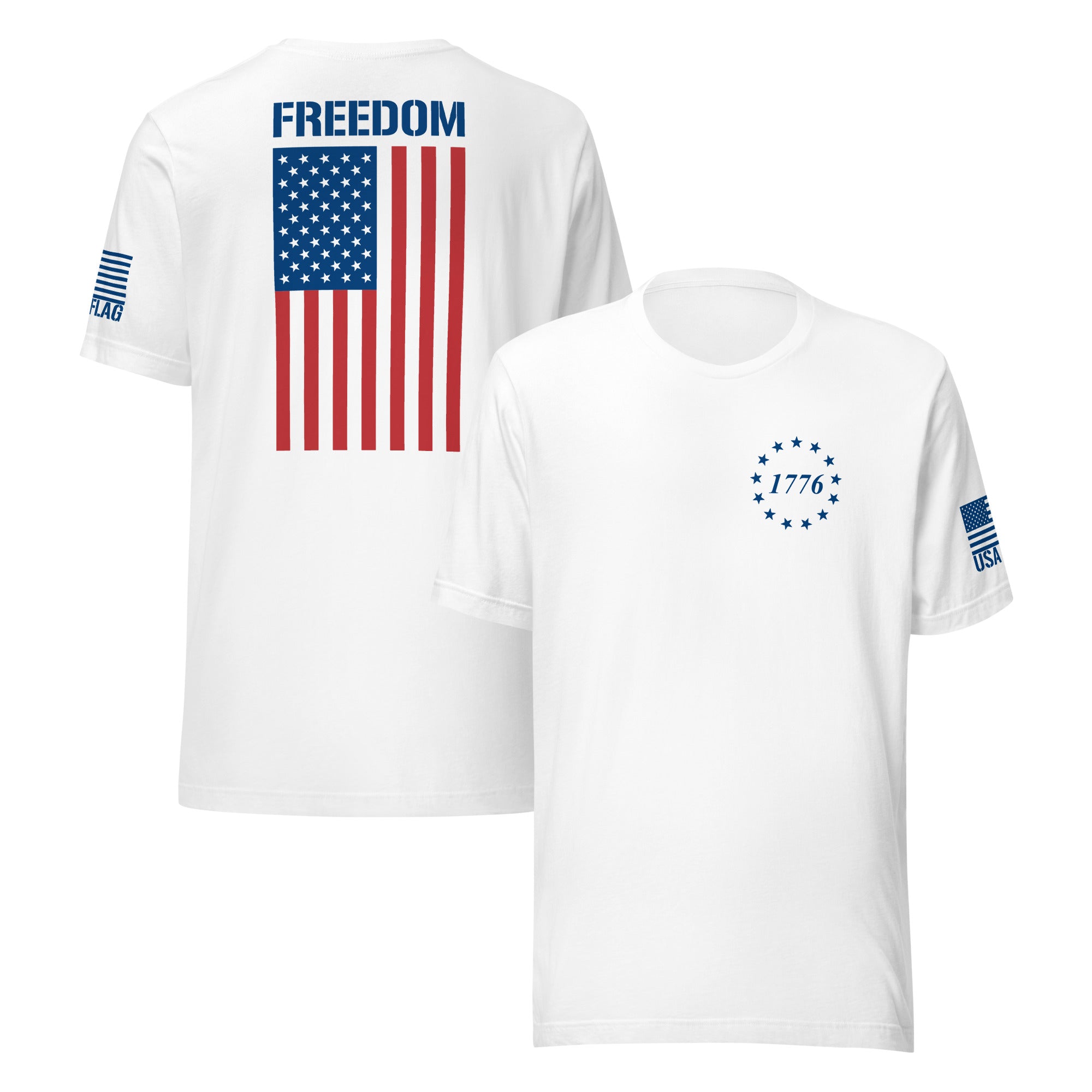 50-Star American Flag T-Shirt | Durable & Vibrant | DTF Printing