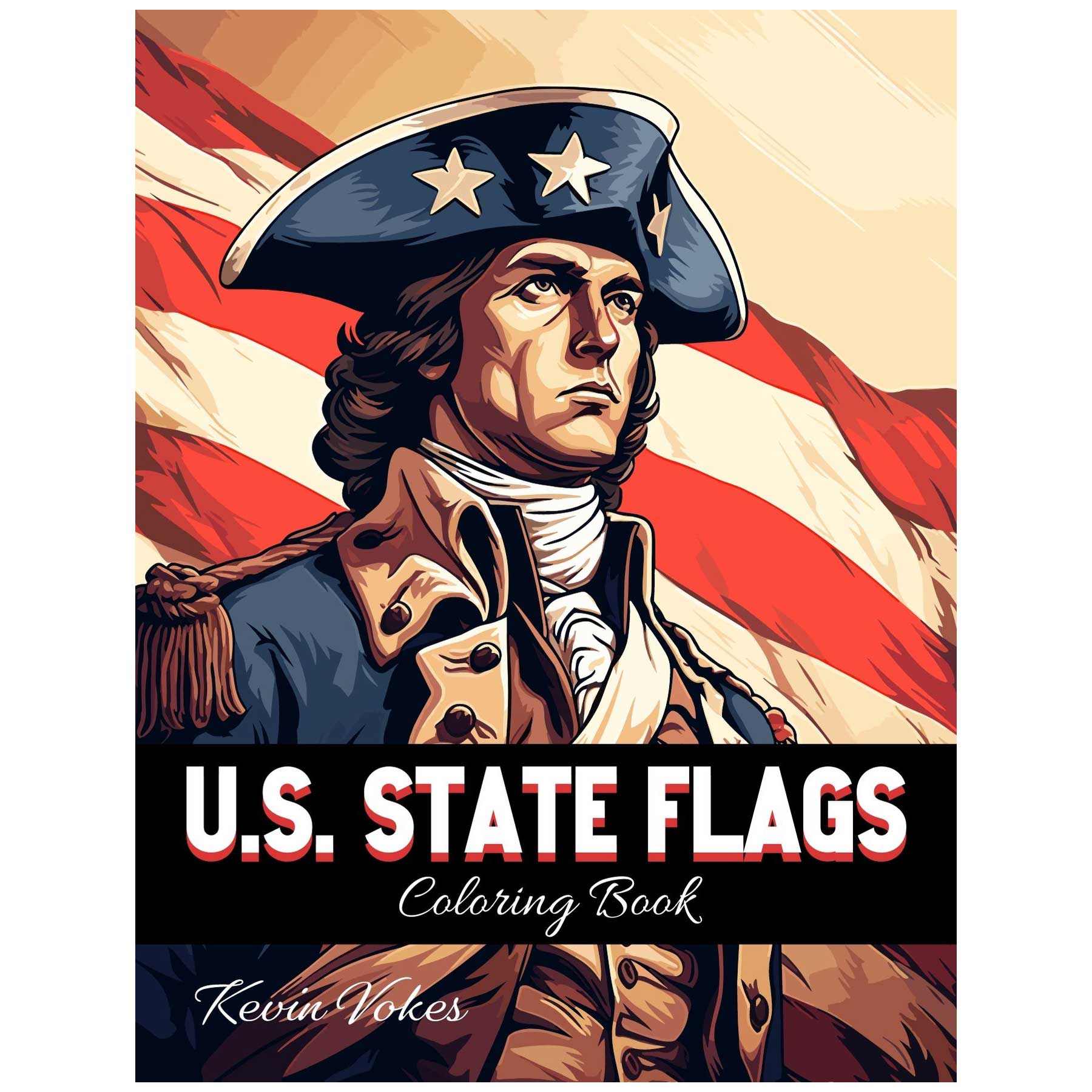 State Flag Coloring U.S. State Flags Coloring Book by Kevin Vokes | USA Flag Co.