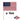 American Stick Flag 6x9 Inch with 'Made in the USA' label and quantity text on a white background
