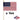 USA Stick Flags 6x9 Inch - Flattened Spearhead Tip for Safety