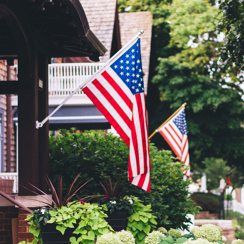 InstaPatriot™ American Flag, Flag Pole and Bracket Kit 