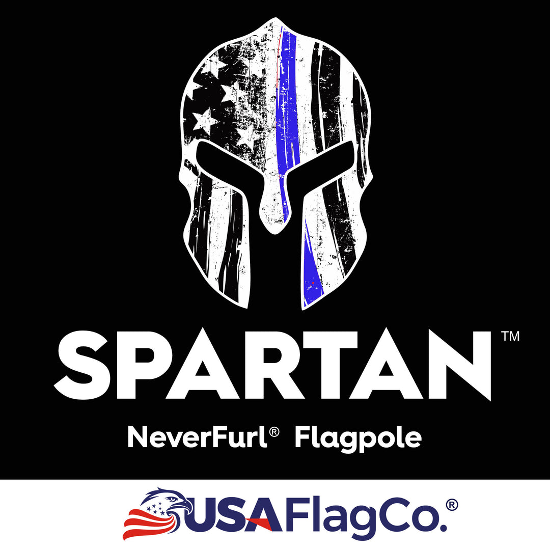 SPARTAN™ NeverFurl® 6ft Flagpole (Made in the USA)