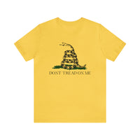 Don't Tread On Me T Shirt: Bella + Canvas 3001