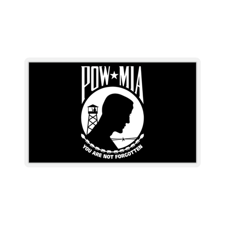POW-MIA Flag Stickers