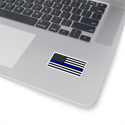 Thin Blue Line Flag Stickers