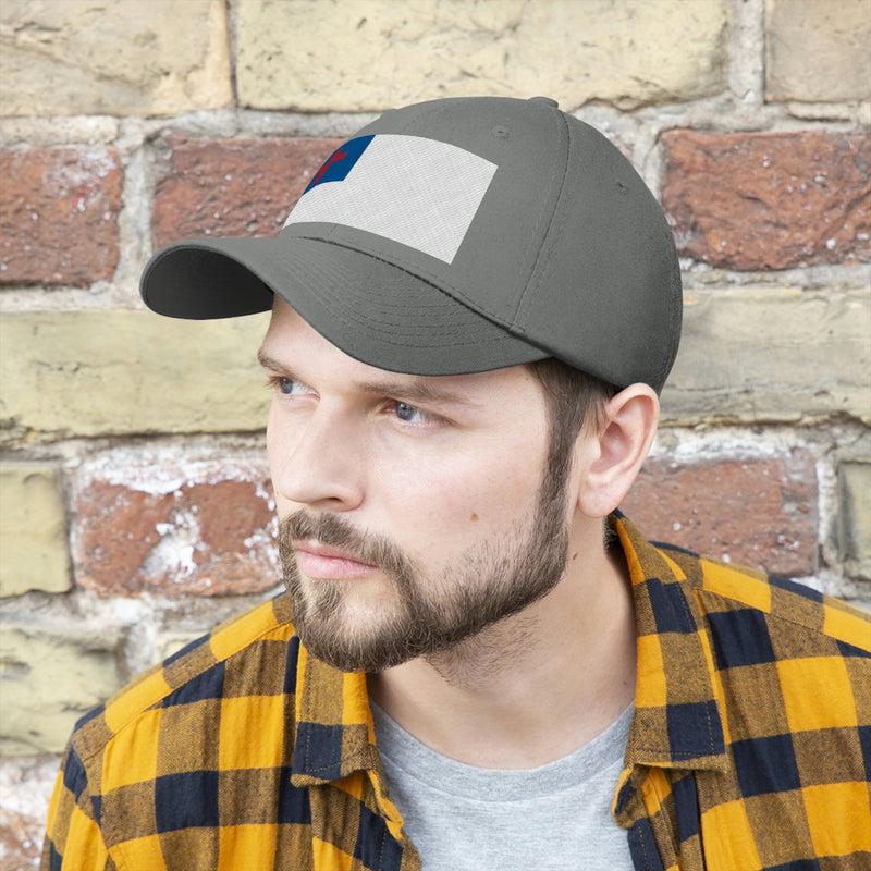 Christian Flag Unisex Baseball Hat (Embroidered Flag)