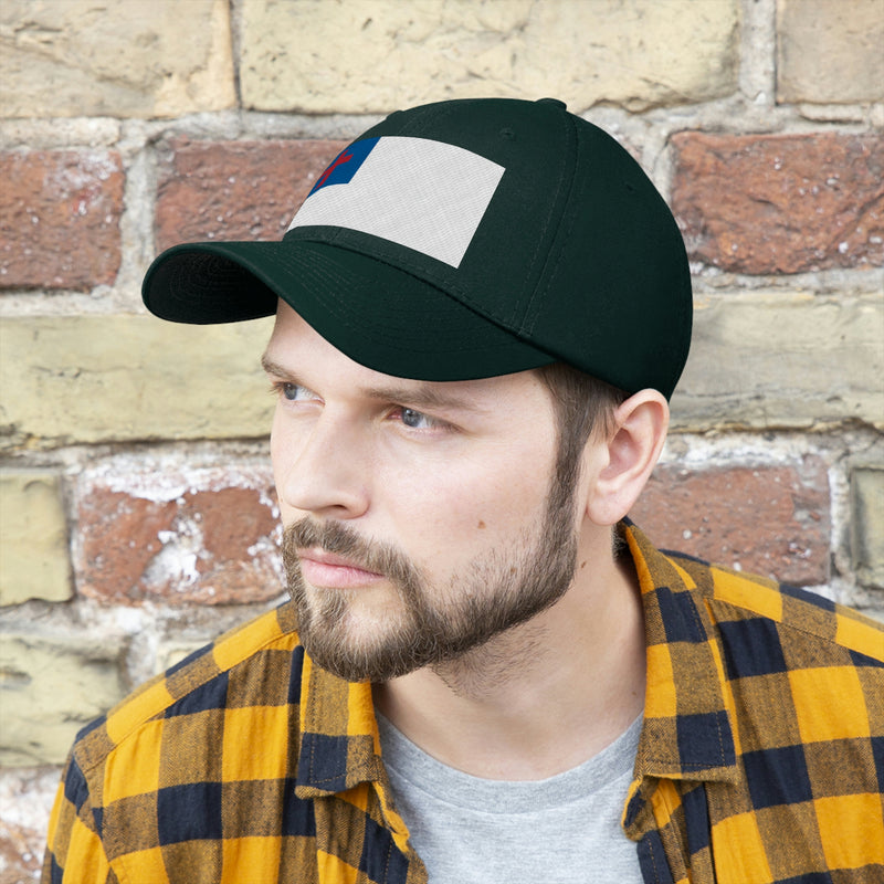 Christian Flag Unisex Baseball Hat (Embroidered Flag)