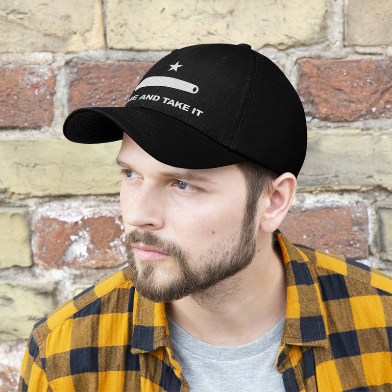 Come And Take It Flag Unisex Baseball Hat (Embroidered Flag)