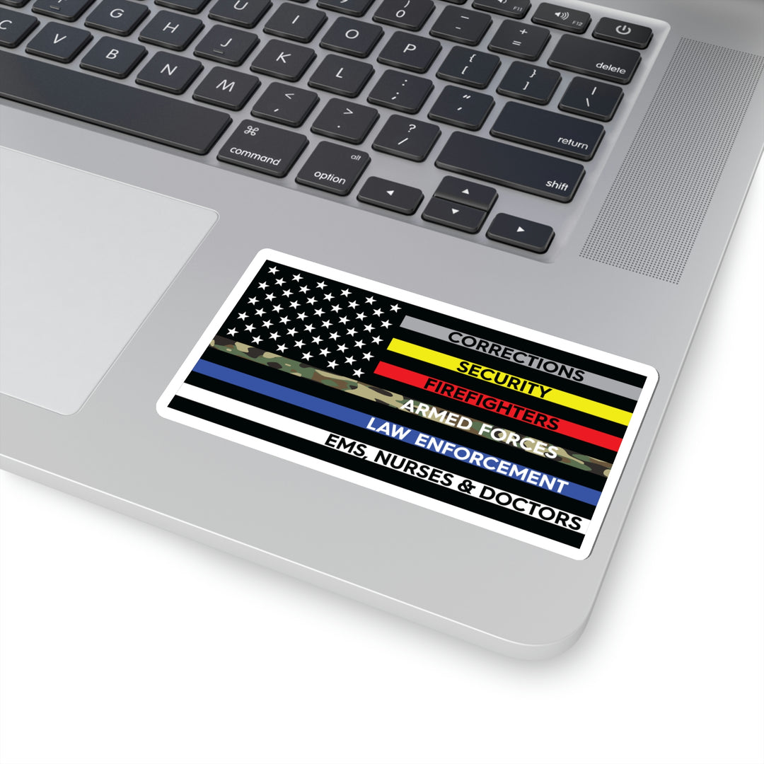 Thin Line USA Flag™ Sticker