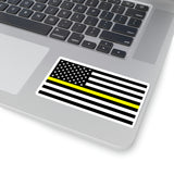 Thin Yellow Line Flag Sticker