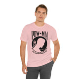 POW-MIA T Shirt: Bella + Canvas 3001