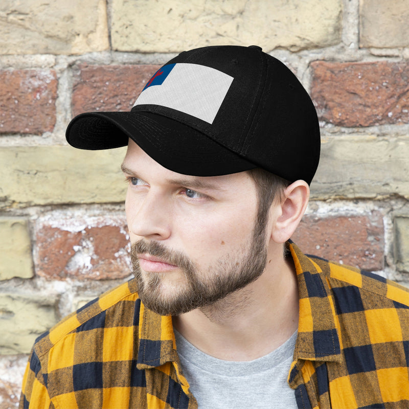 Christian Flag Unisex Baseball Hat (Embroidered Flag)