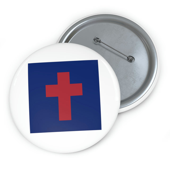 Christian Flag Custom Pin Buttons