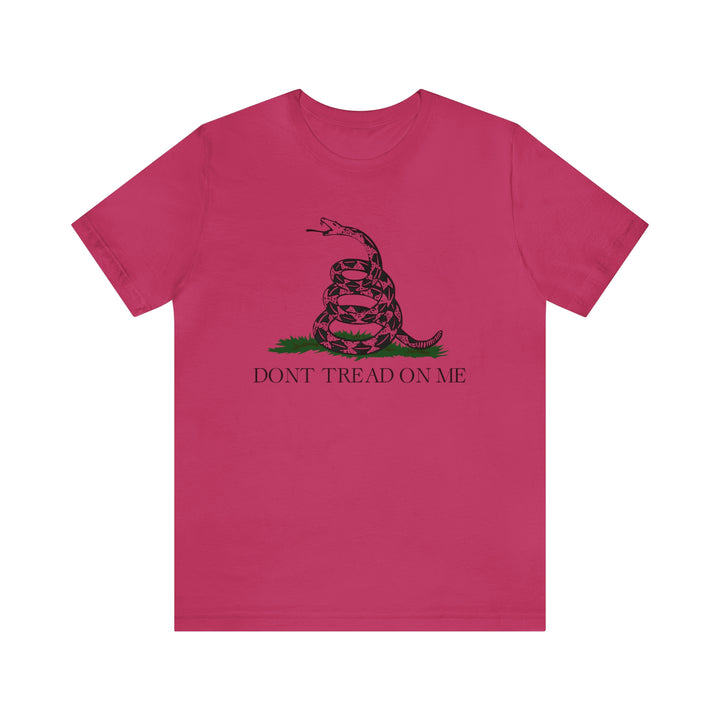 Don't Tread On Me T Shirt: Bella + Canvas 3001