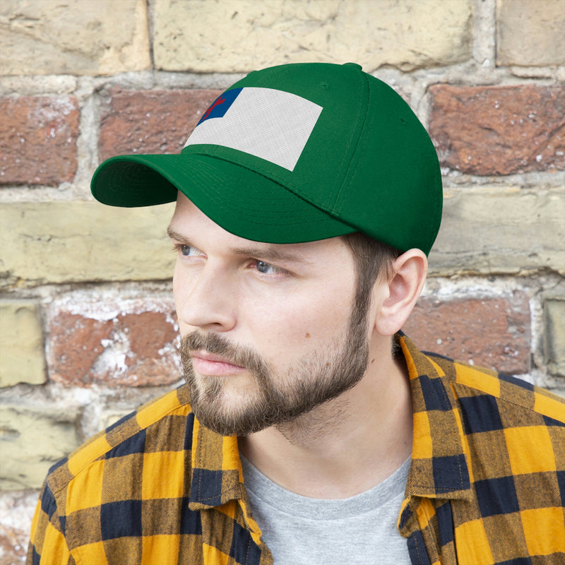 Christian Flag Unisex Baseball Hat (Embroidered Flag)