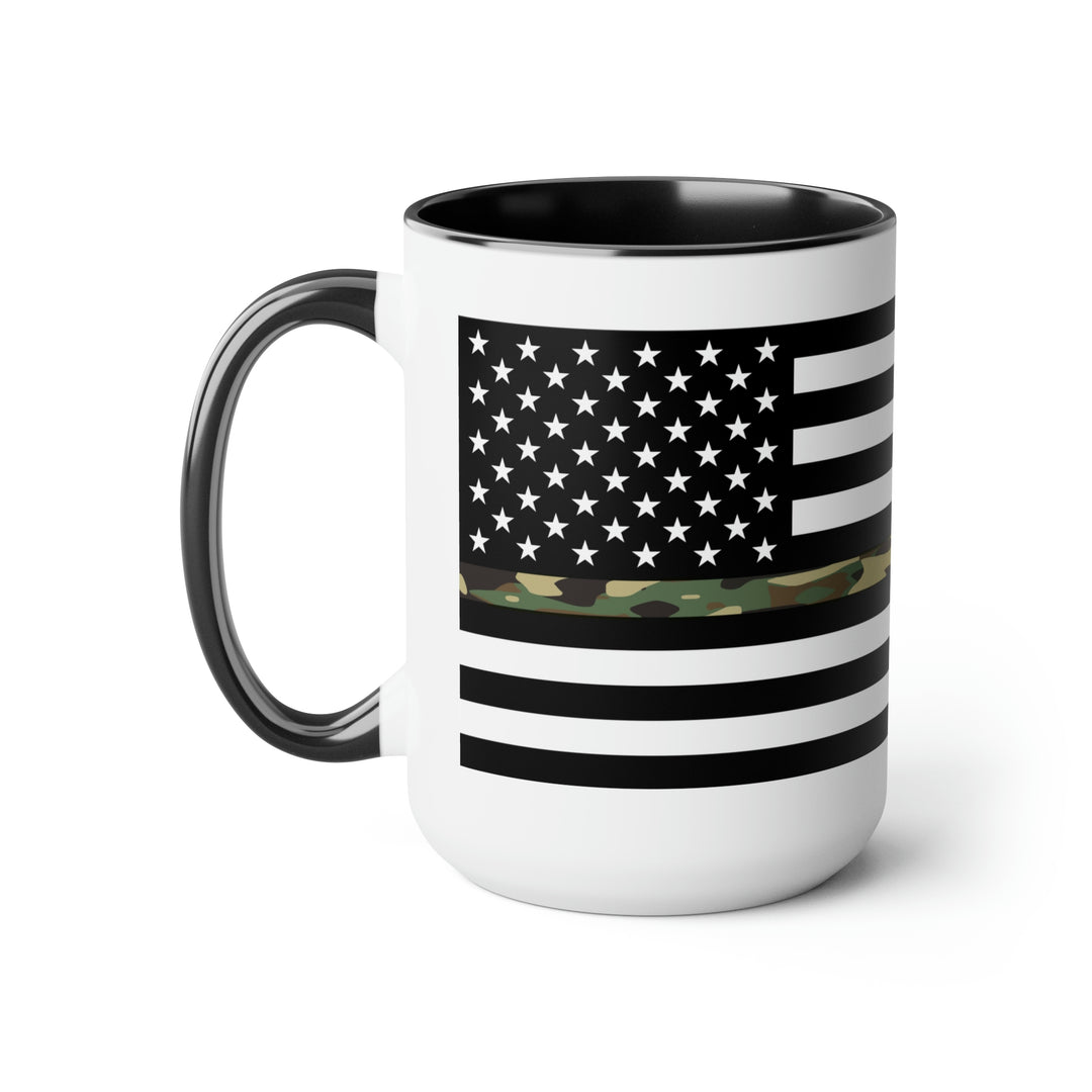 Two-Tone Thin Camo Line Flag Coffee Mugs, 15oz – USA Flag Co.